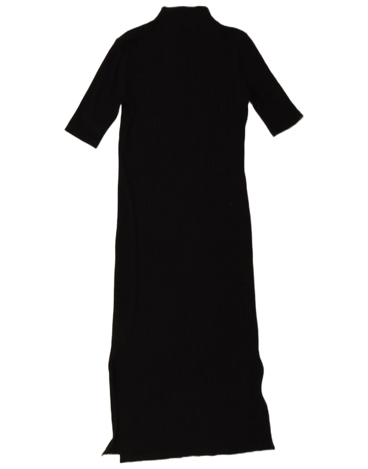 Massimo Dutti Abito maxi maglione da donna a maniche corte UK 12 Medio Nero