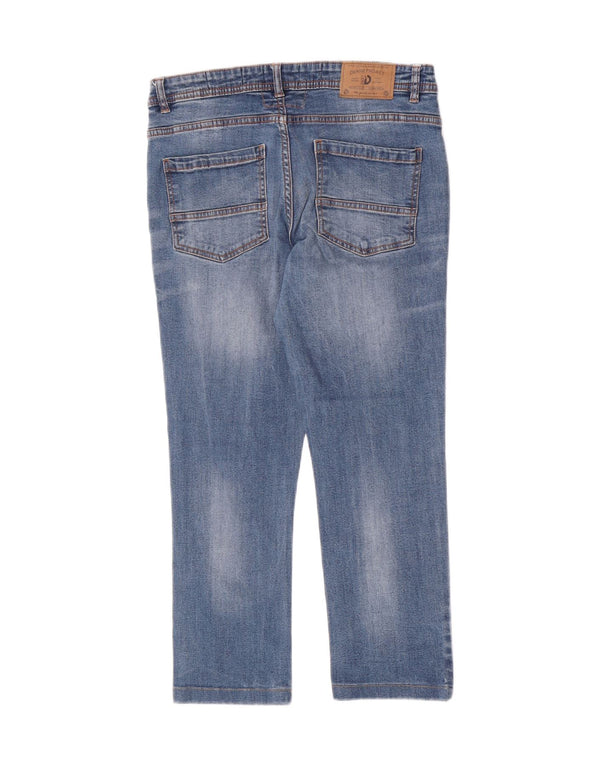 Jeans slim corti da donna di Dack IT 46 Large W30 L24 cotone blu