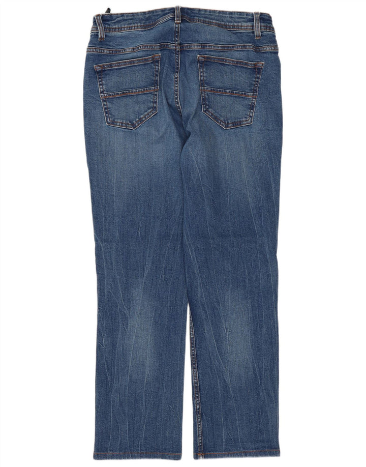 DACK'S Jeans dritti regolari da donna a vita media IT 50 XL W32 L27 Blu