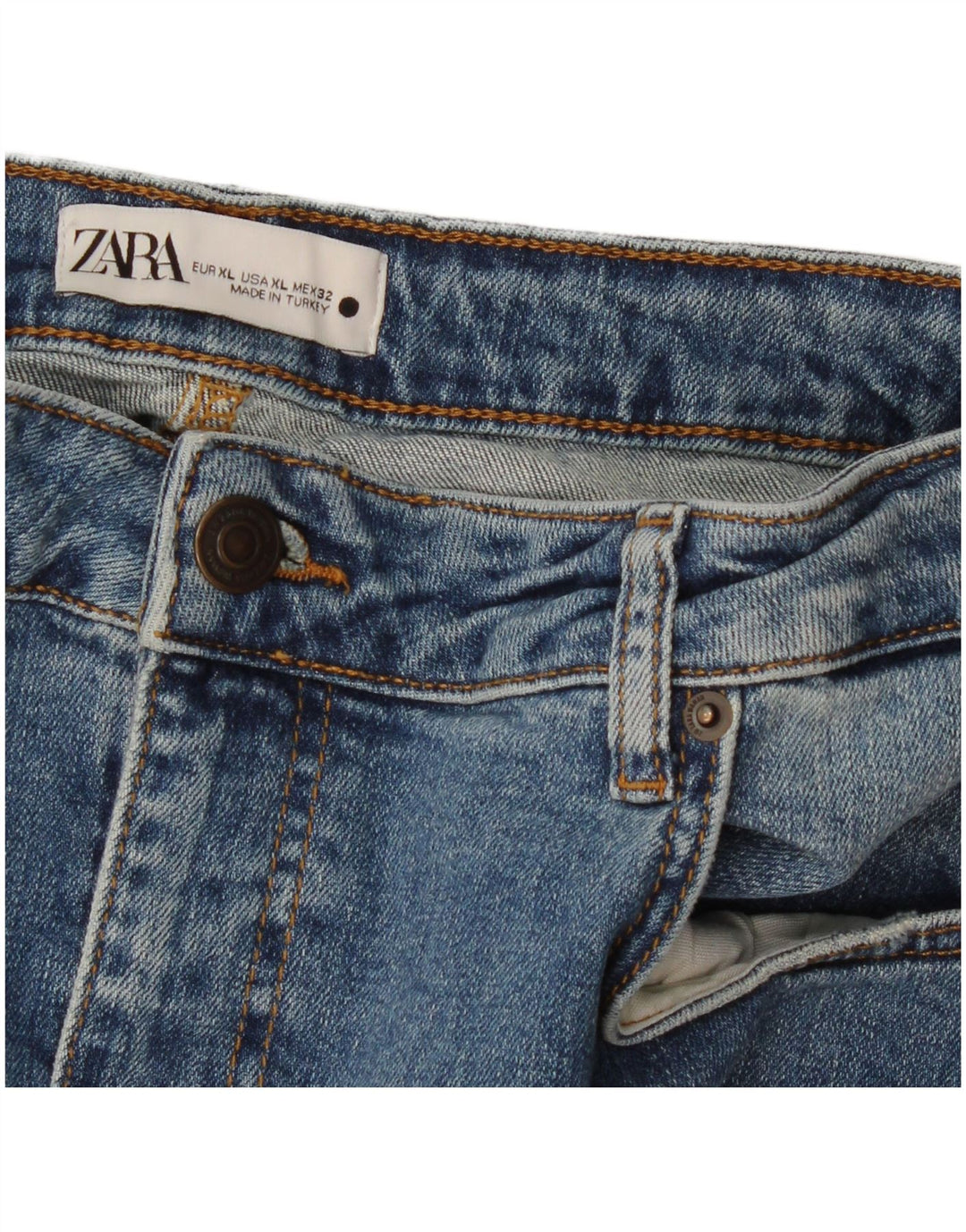 Gonna di jeans Zara da donna XL W32 Blu