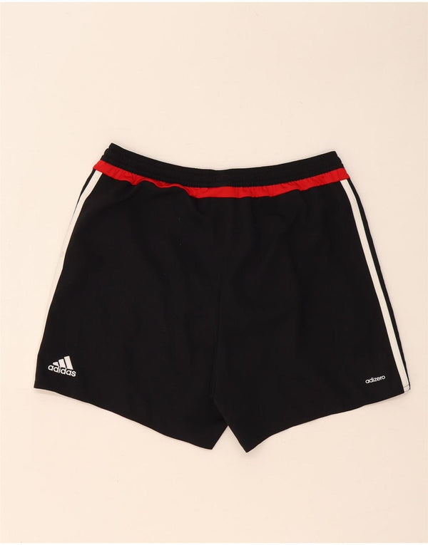 Pantaloncini sportivi Adidas Deutscher Fussball Bund da donna UK 8/10 piccoli neri