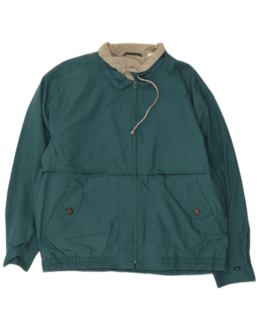 LONDON FOG Bomber da uomo vestibilità ampia UK 40 Large Verde