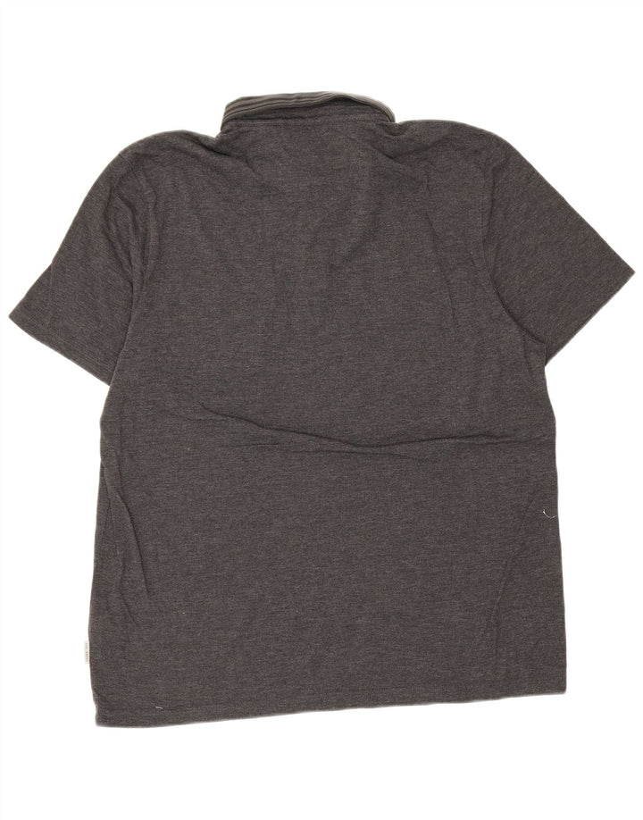 Polo da uomo Ted Baker taglia 6 2XL poliestere grigio