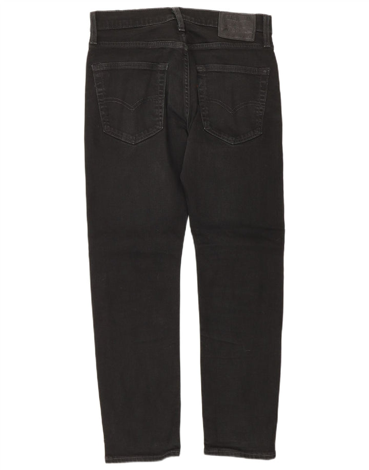 Levi's Uomo 502 Jeans affusolati W30 L30 Cotone Nero