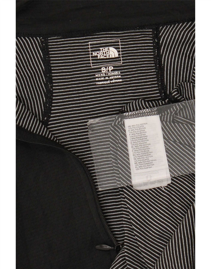 The North Face - Tuta da uomo pullover con zip e collo, piccola, in poliestere nero