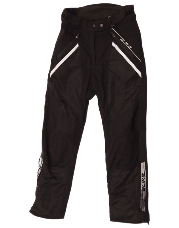 Pantaloni grafici dritti da moto da uomo Alike Small W28 L28 neri
