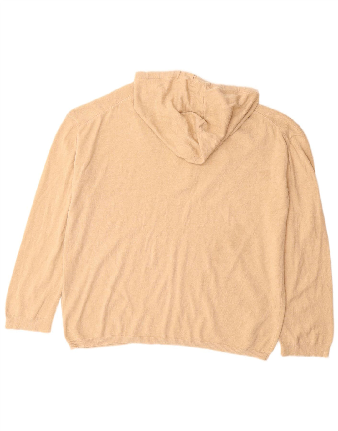 FRENCH CONNECTION Womens Oversized Jumper Sweater UK 14 Medium Beige