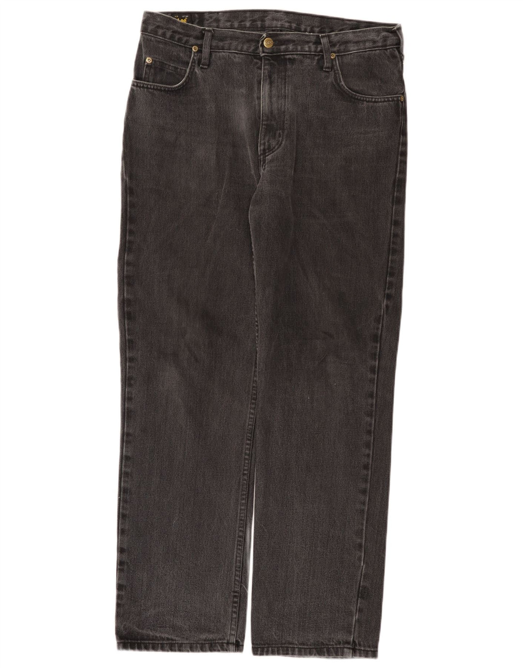Jeans dritti da uomo Lee Brooklyn W34 L30 cotone grigio