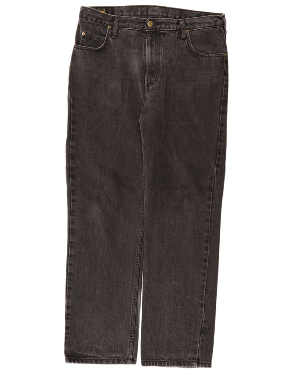 Jeans dritti da uomo Lee Brooklyn W34 L30 cotone grigio