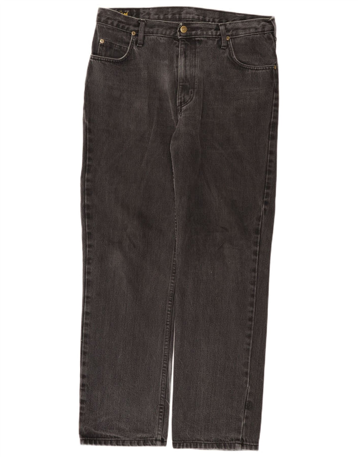Jeans dritti da uomo Lee Brooklyn W34 L30 cotone grigio