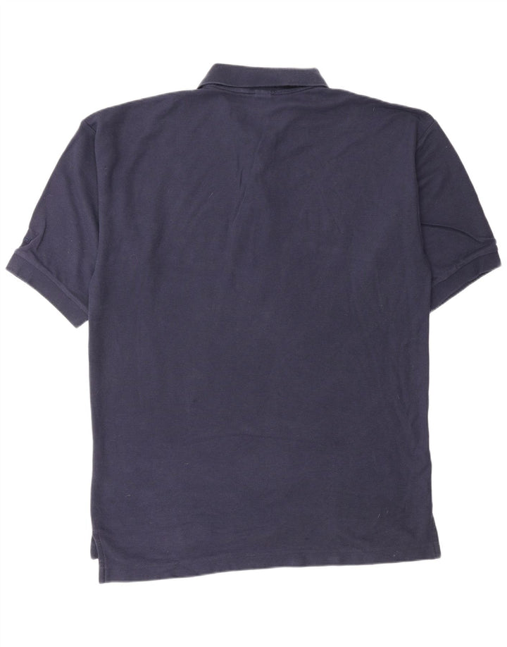 Polo da uomo FILA grande in cotone blu navy