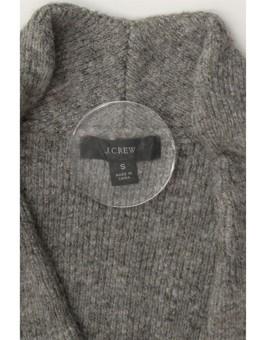 J. CREW Womens Oversized Cardigan Sweater UK 10 Small Grey Wool Vintage J. Crew and Second-Hand J. Crew from Messina Hembry 