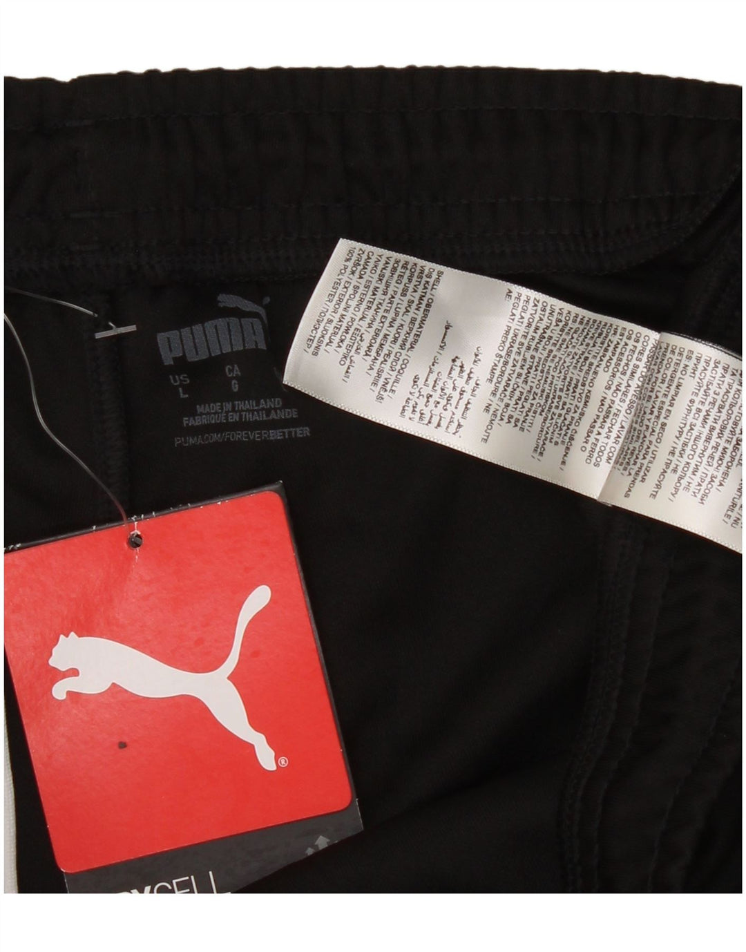 Pantaloni da tuta da uomo Puma Joggers grandi neri in poliestere
