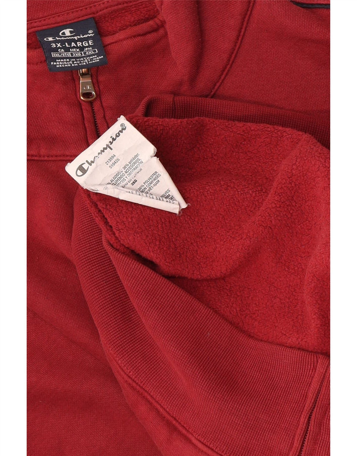 Giacca da tuta da uomo Champion 3XL in cotone bordeaux