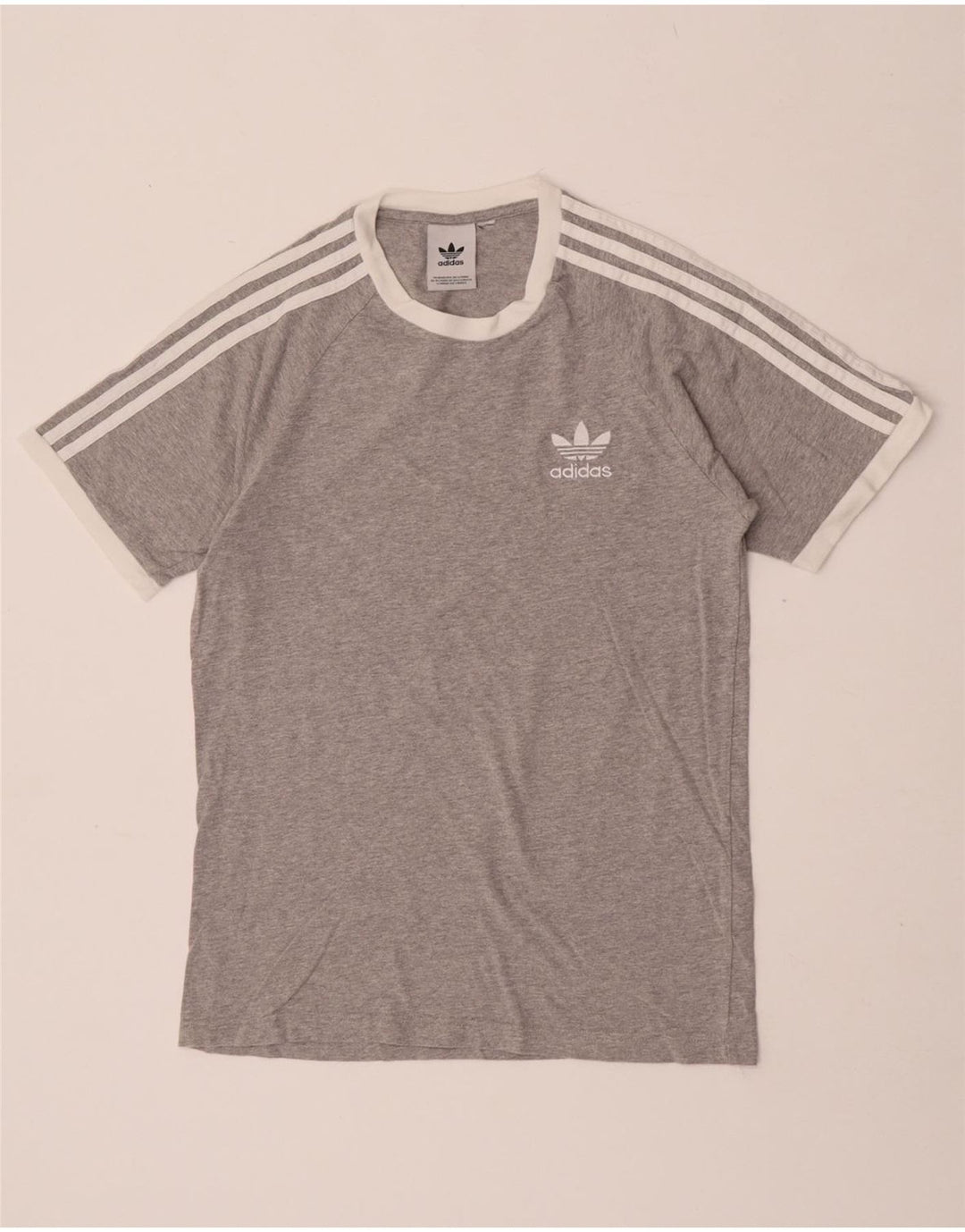 T-shirt Adidas da uomo Top piccola grigia chiazzata