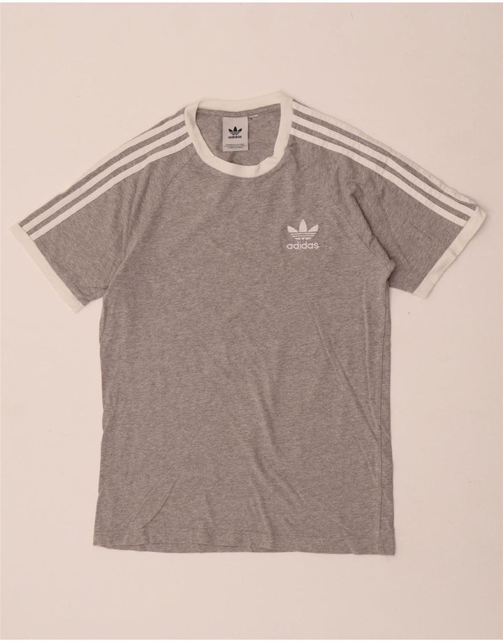 T-shirt Adidas da uomo Top piccola grigia chiazzata