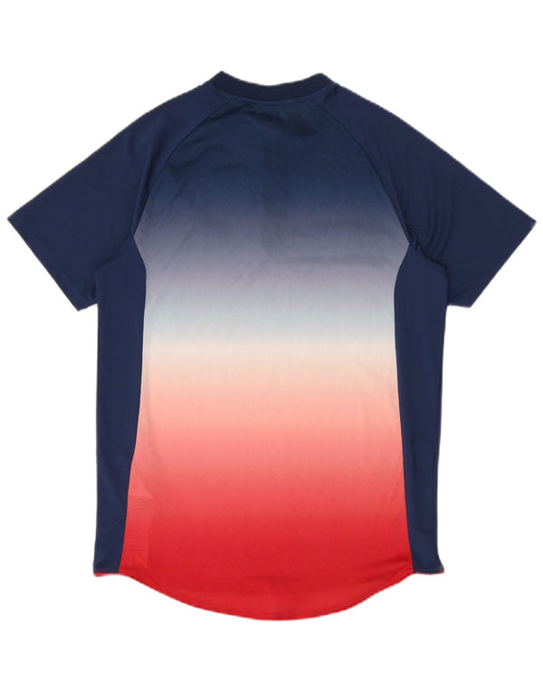 T-shirt da uomo Ellesse Top Small blu navy in poliestere color block