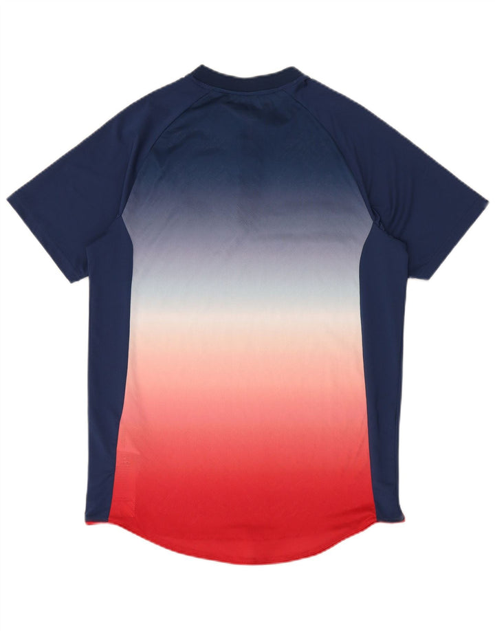 T-shirt da uomo Ellesse Top Small blu navy in poliestere color block