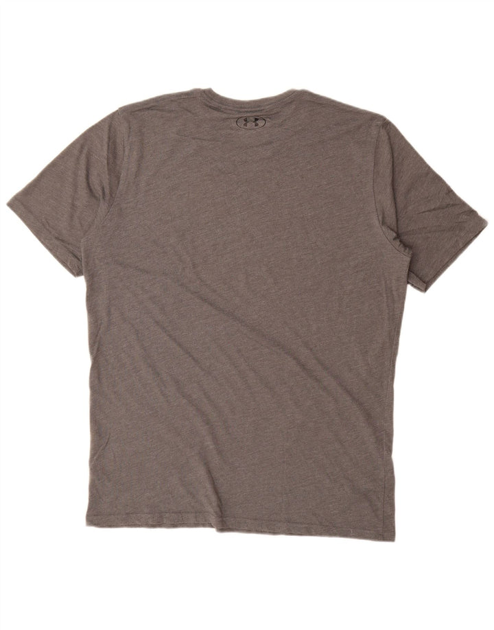 T-shirt da uomo Under Armour Top grande grigio screziato