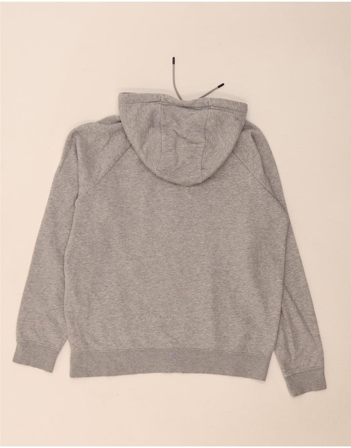 Felpa con cappuccio e zip Nike da uomo grigio medio chiazzato