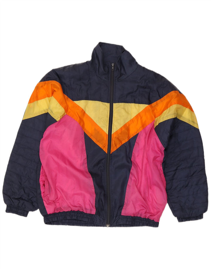 Giacca da tuta da uomo James Arrow XL Poliestere color block blu navy