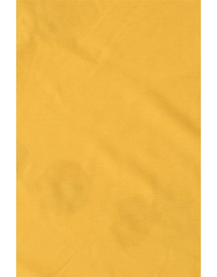 Nautica Top grafico da uomo a maniche lunghe in cotone giallo piccolo