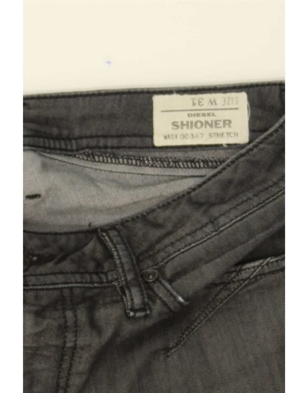 DIESEL Womens Shioner Slim Jeans W31 L33 Grey Cotton Vintage Diesel and Second-Hand Diesel from Messina Hembry 