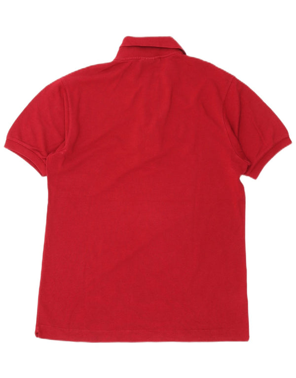 Polo da uomo Lacoste Classic Fit taglia 3 piccola in cotone bordeaux