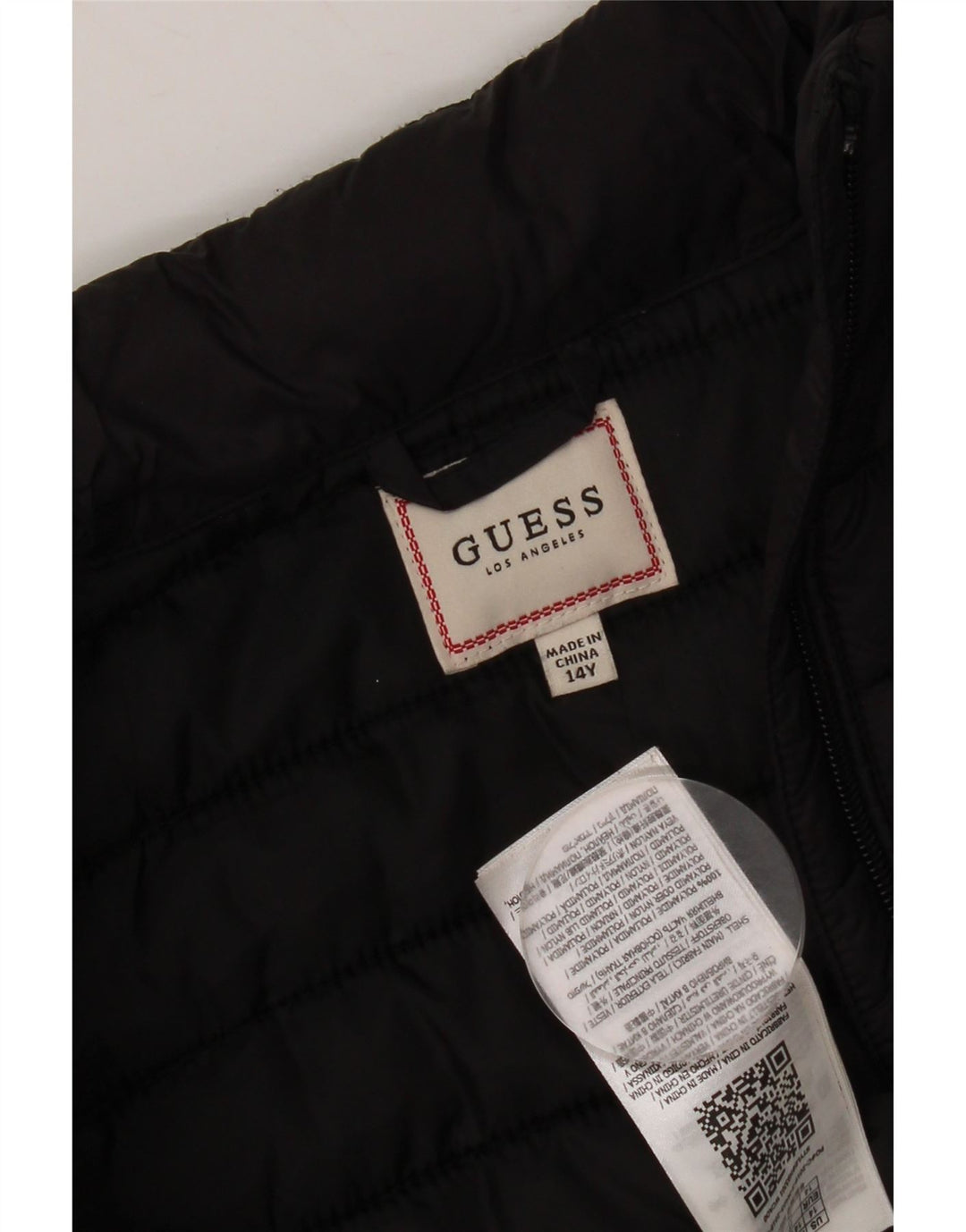 Gilet imbottito da bambino Guess 13-14 anni in poliammide nero