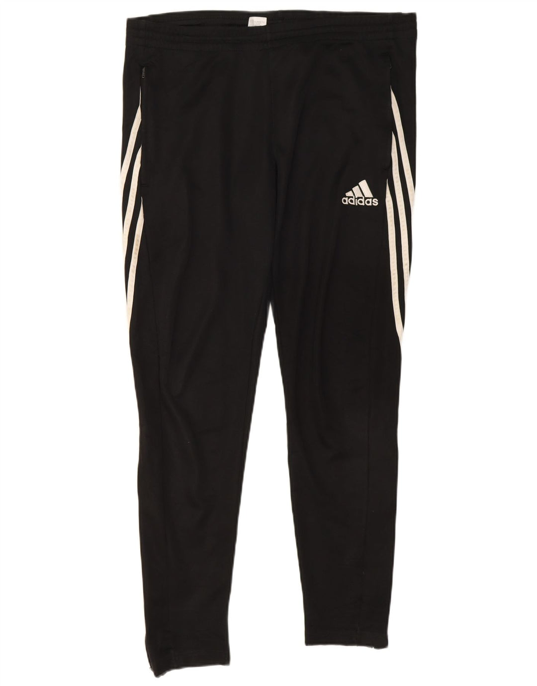 Pantaloni da tuta Adidas Climalite da uomo grandi in poliestere nero