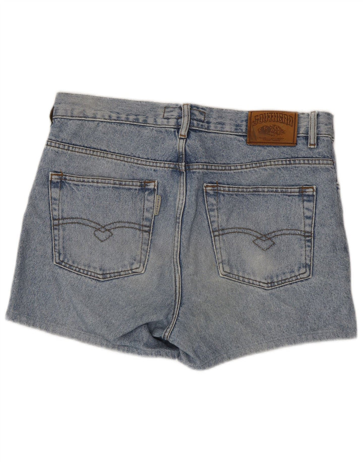 Pantaloncini di jeans da uomo Southern W36 grande cotone blu