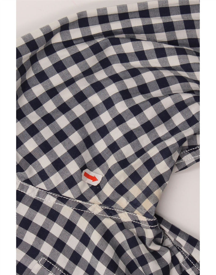 TOMMY HILFIGER Camicia da uomo in flanella dal taglio vintage, percalle nero medio