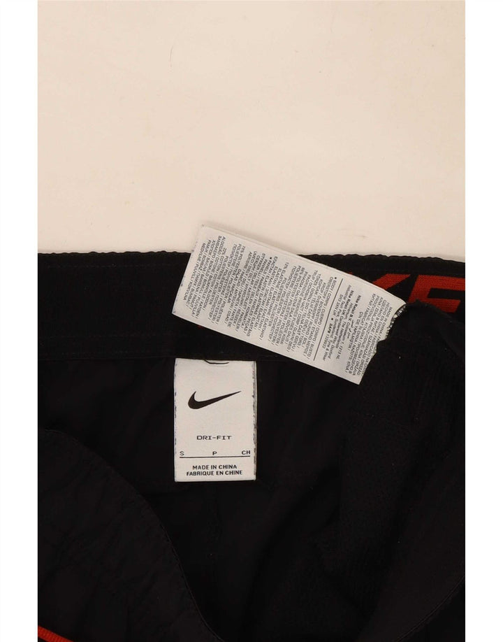 Pantaloni da tuta con grafica Nike Dri Fit da uomo, pantaloni da jogging, piccoli, in poliestere nero