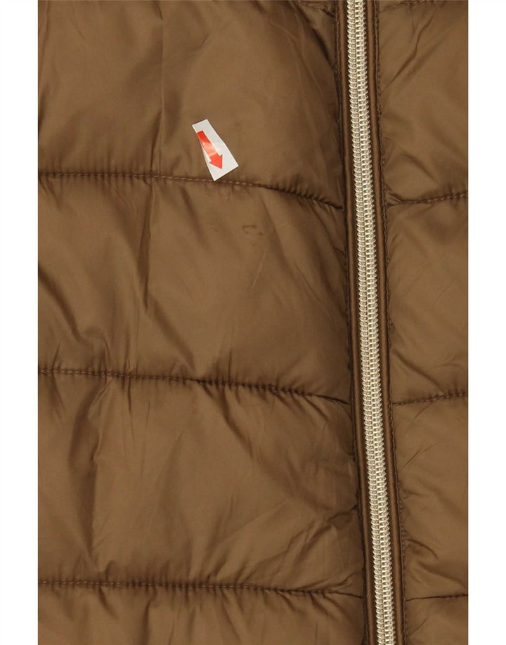 Cappotto imbottito da donna Michael Kors UK 20 2XL Nylon marrone