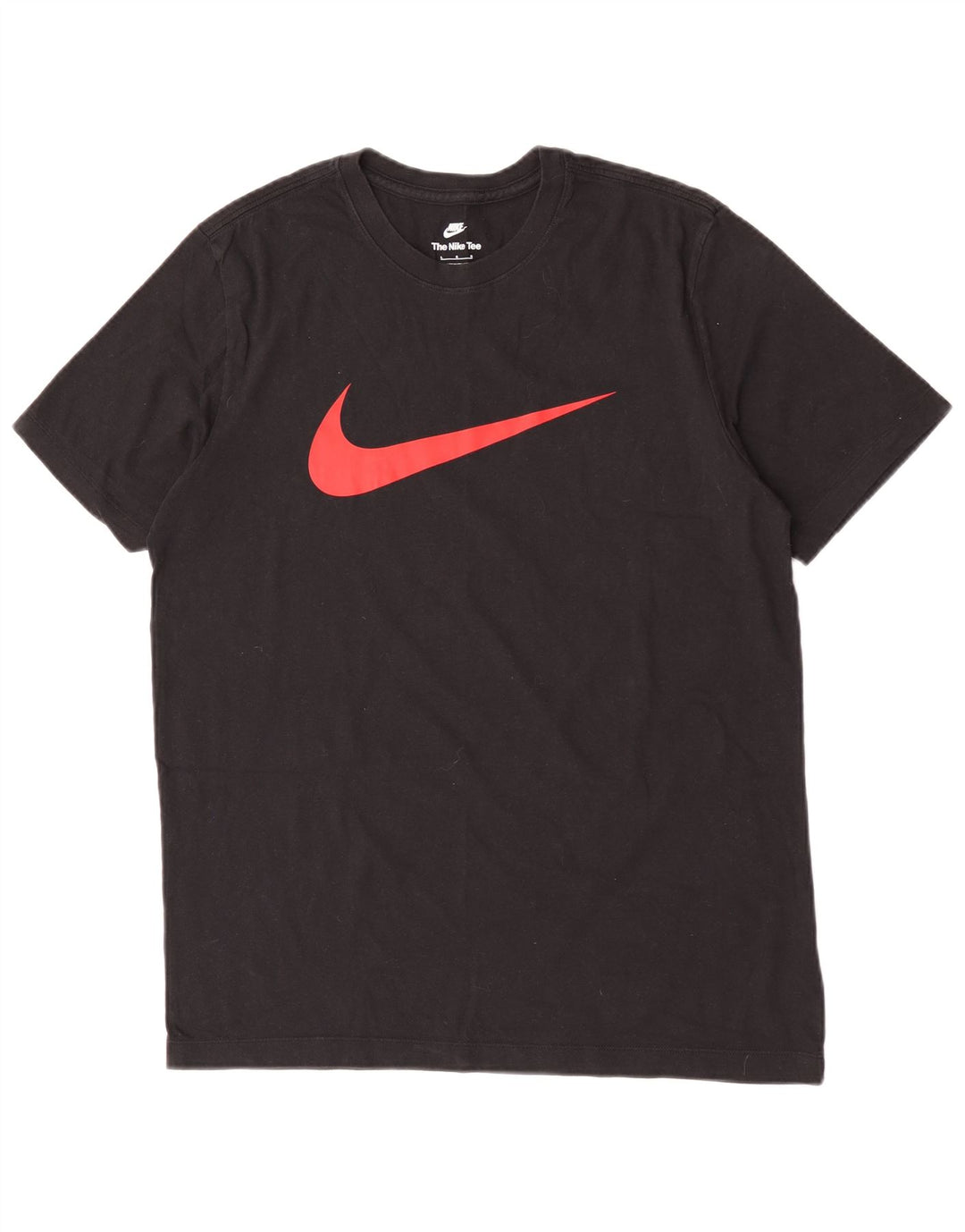 T-shirt grafica da uomo Nike Top grande in cotone nero