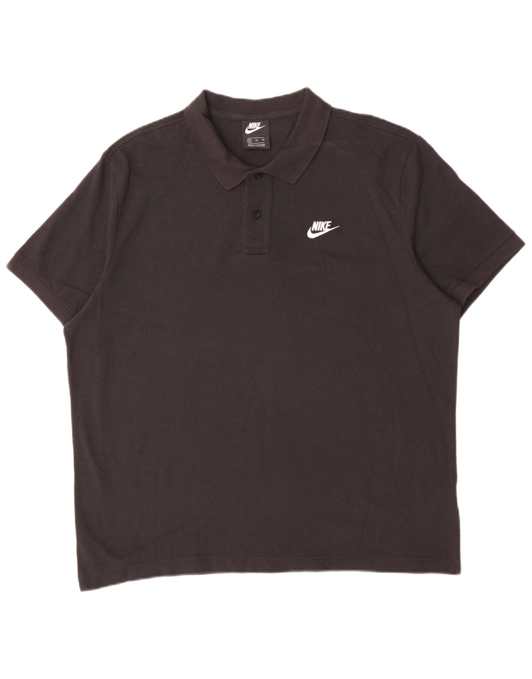 Polo NIKE da uomo XL in cotone nero