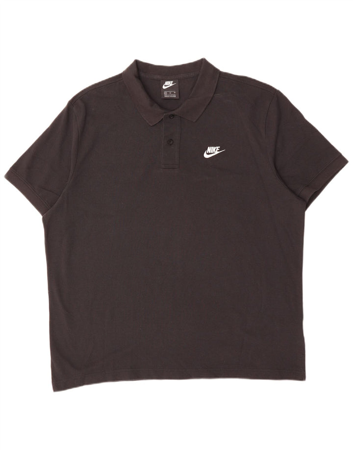 Polo NIKE da uomo XL in cotone nero