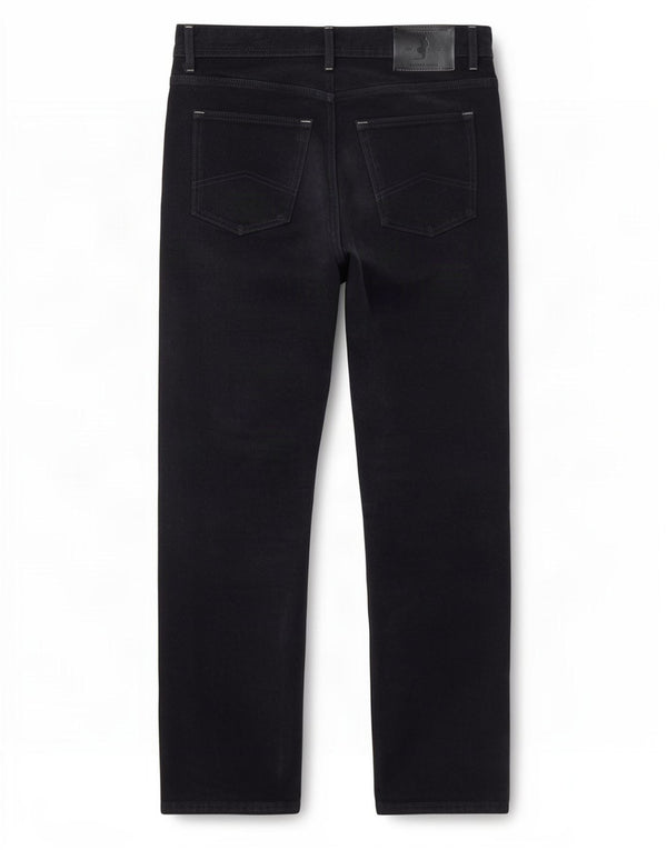 Jeans dritti da uomo Marlboro Classics W34 L29 poliestere blu navy