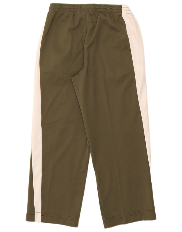 Pantaloni da tuta da uomo Puma Large in poliestere color block kaki