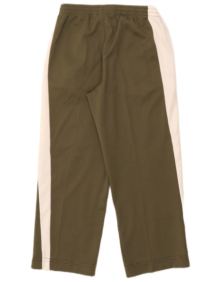 Pantaloni da tuta da uomo Puma Large in poliestere color block kaki