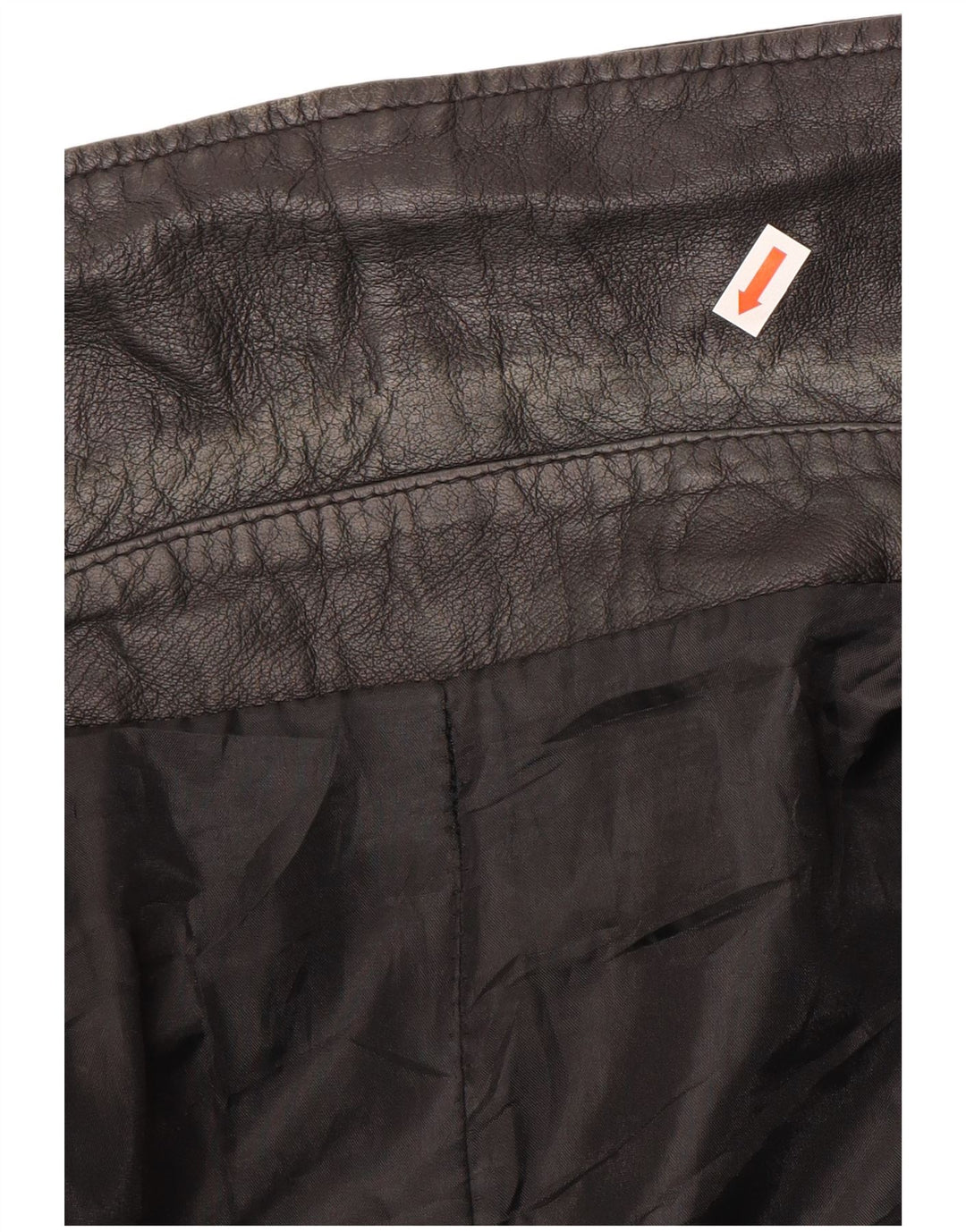 Cappotto in pelle da uomo vintage taglia 62 4XL in pelle nera