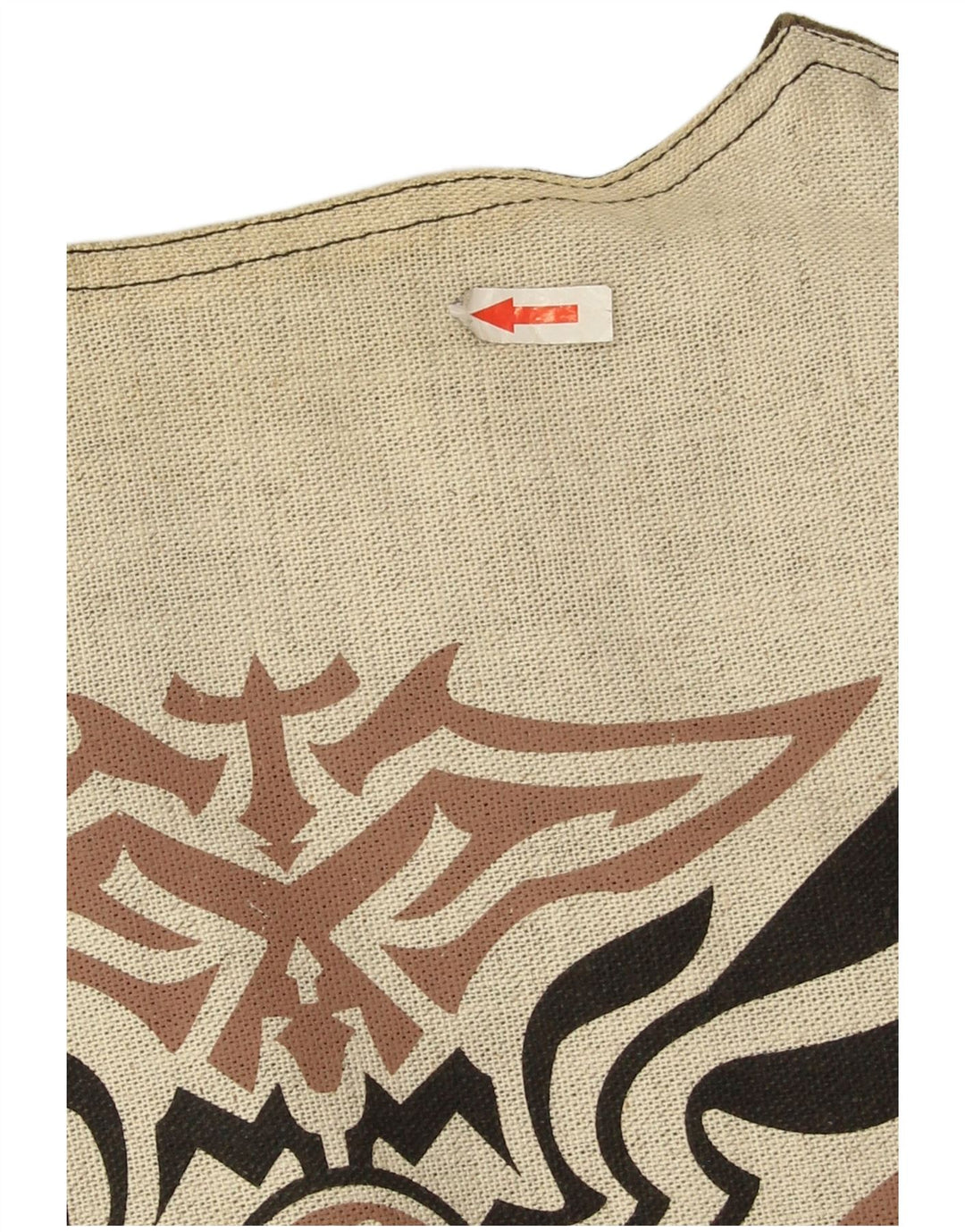 Gilet grafico da uomo vintage grande color kaki