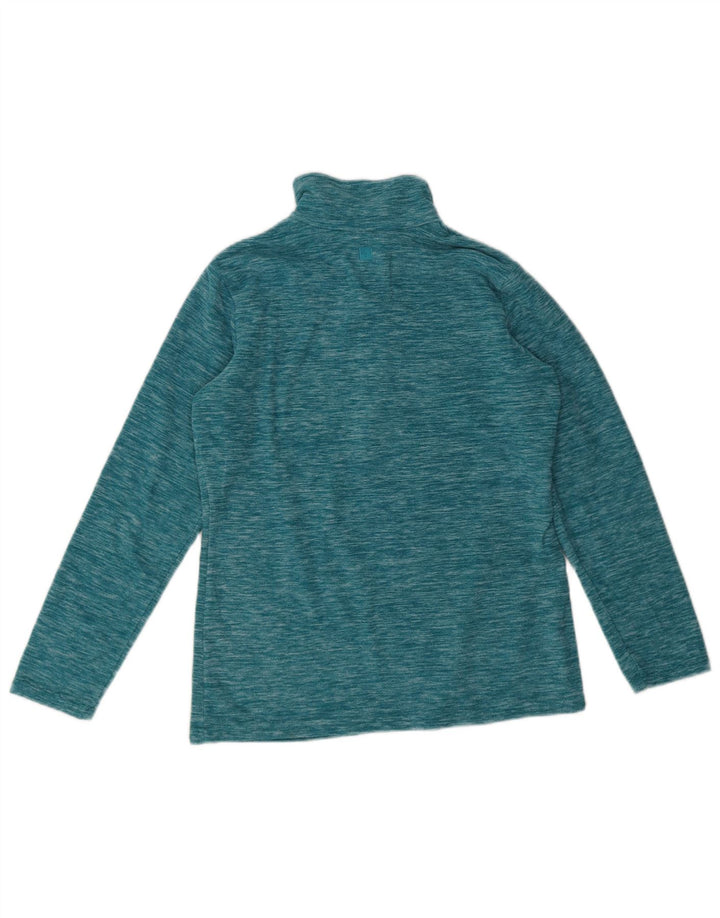 Maglione in pile da donna con collo e zip Mountain Warehouse UK 12 medio blu screziato