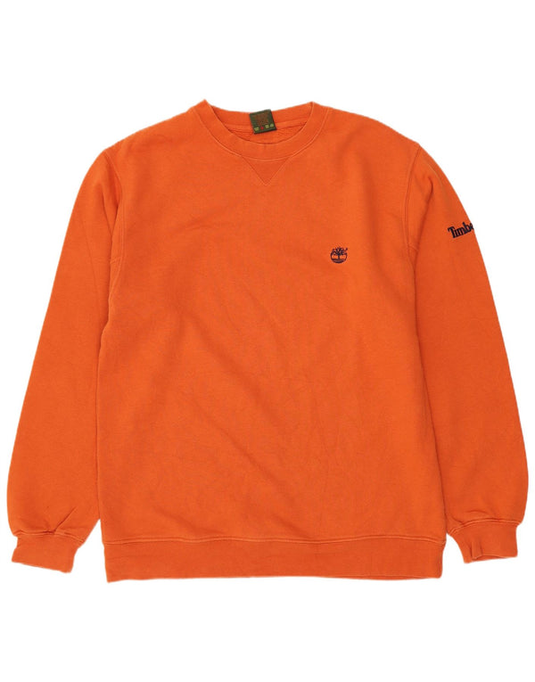Felpa da uomo Timberland Jumper XS arancione cotone