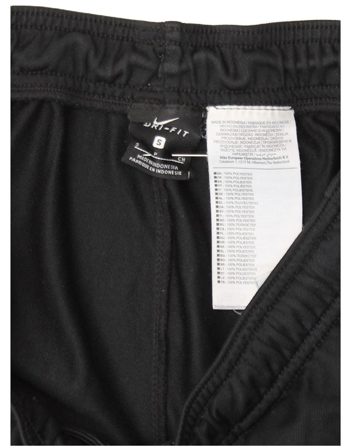 Pantaloni da tuta Nike Dri Fit da uomo piccoli in poliestere nero