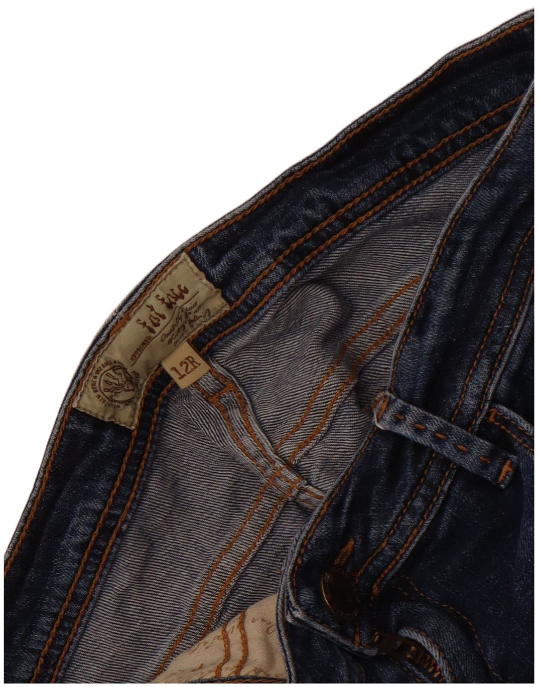 Jeans slim da donna Fat Face UK 12 medio W30 L30 blu