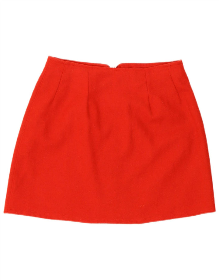 Minigonna vintage da donna media W28 rossa