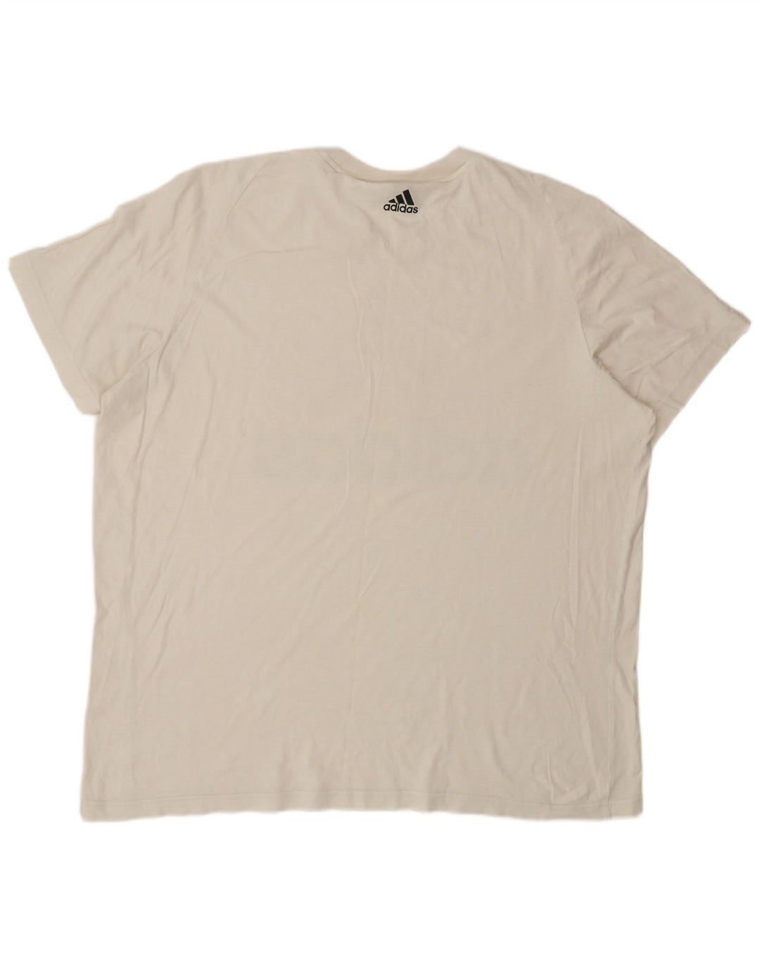 T-shirt grafica da uomo Adidas Top 2XL bianco sporco