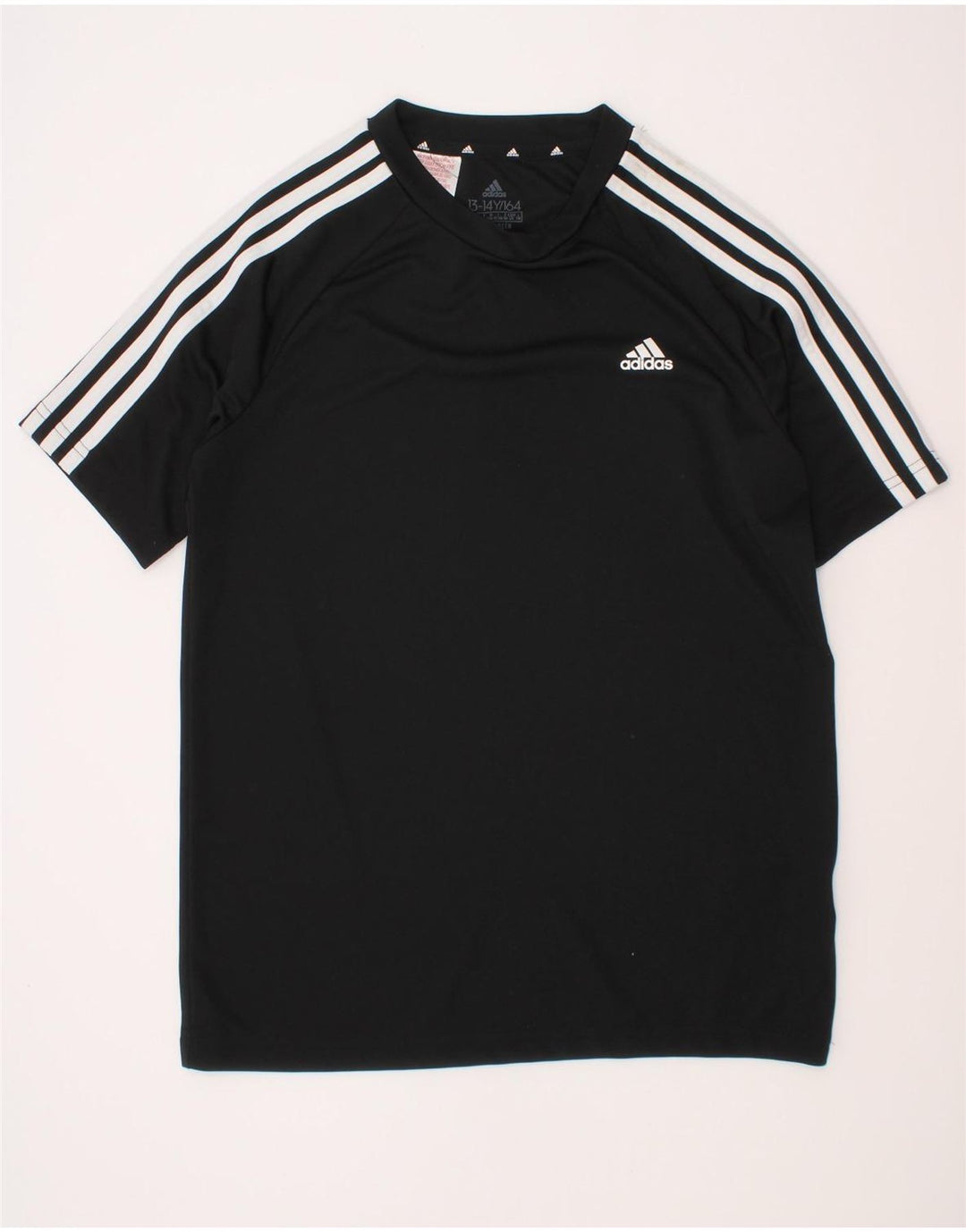 Maglietta Adidas Aeroready da bambino 13-14 anni in poliestere nero