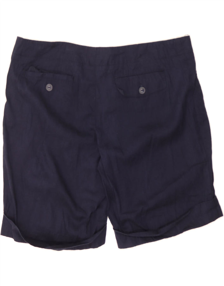MOSSIMO Womens Stretch Casual Shorts US 16 2XL W38  Navy Blue Linen Vintage Mossimo and Second-Hand Mossimo from Messina Hembry 